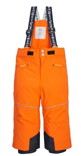 first instinct by killtec Kinder Skihose/Funktionshose mit Trägern und Schneefang FISW 48 MNS SKI PNTS, dunkelorange, 86/92, 43392-000 von first instinct by killtec