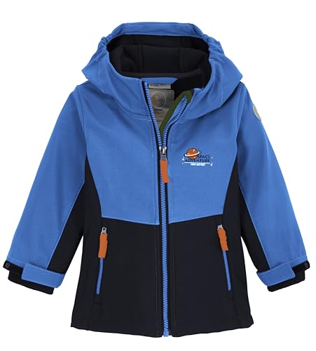 first instinct by killtec Kinder Softshelljacke/Outdoorjacke mit Kapuze FIOW 5 MNS SFTSHLL JCKT, himmelblau, 110, 42116-000 von first instinct by killtec