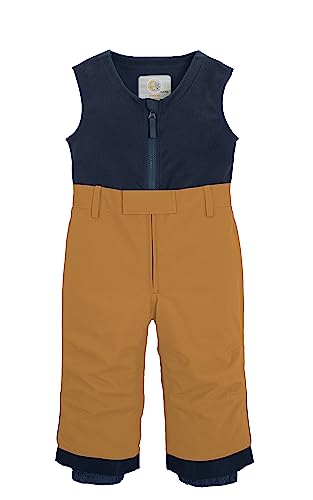 first instinct by killtec Kinder Wärmende Latzhose/Schneeanzug mit Schneefang FISW 47 MNS SKI PNTS, Camel, 122, 39988-000 von first instinct by killtec