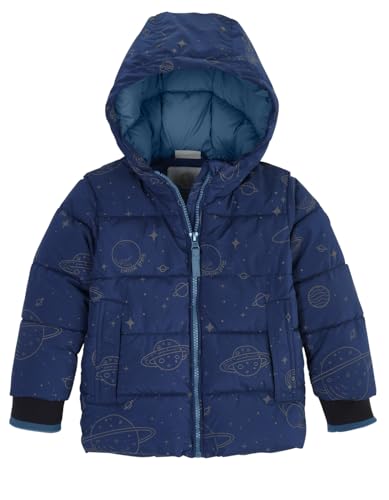 first instinct by killtec Unisex - Kinder Winterjacke FIOW 23, Farbe:dunkel Ozean, Größe:110/116 von first instinct by killtec