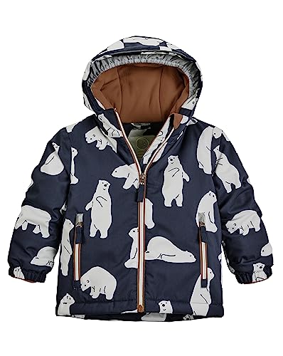 first instinct by killtec unisex Skijacke wasserdicht/Funktionsjacke mit Kapuze und Schneefang FISW 30 MNS SKI JCKT, dunkelblau, 110, 39907-000 von first instinct by killtec