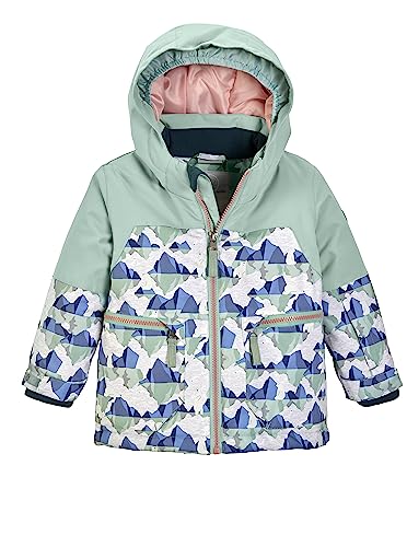 first instinct by killtec unisex Skijacke wasserdicht/Funktionsjacke mit Kapuze und Schneefang FISW 39 MNS SKI JCKT, stahlmint, 110, 39918-000 von first instinct by killtec