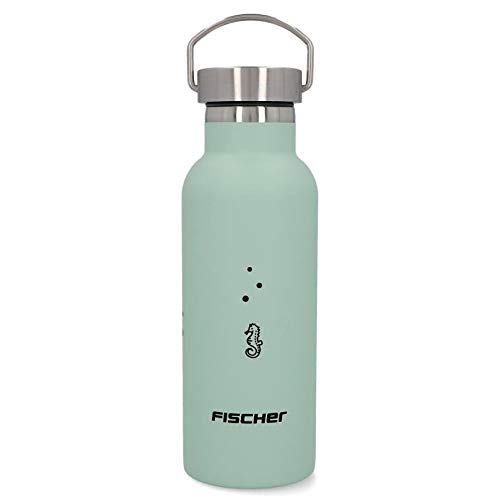 FISCHER Trinkflasche Edelstahl 500 ml | Kinder | Schraubverschluss | lebensmittelecht, Grün FISCHER Trinkflasche Edelstahl 500 ml | Kinder | Schraubverschluss | lebensmittelecht, Grün von Fischer