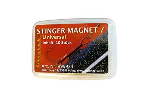 fishingglue.de Stinger Magnet Universal 10er-Pack; für Gummiköder zum Raubfischangeln fishingglue.de Stinger Magnet Universal 10er-Pack; für Gummiköder zum Raubfischangeln von fishingglue.de