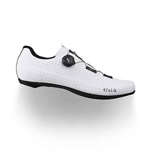 fizik Tempo Overcurve R4 Radschuhe, White-White, EU 41 von Fizik