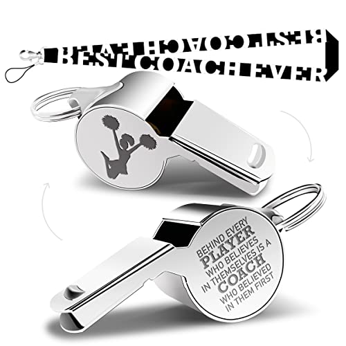 fkovcdy Pfeife Cheerleading Coach Geschenk Coach Pfeife Lehrerpfeife Notfalltrainer Schiedsrichter Rettungsschwimmer Mädchen Schiedsrichter Schule Sport Trainer Pfeife mit Lanyard Cheer Coach Geschenk fkovcdy Pfeife Cheerleading Coach Geschenk Coach Pfeife Lehrerpfeife Notfalltrainer Schiedsrichter Rettungsschwimmer Mädchen Schiedsrichter Schule Sport Trainer Pfeife mit Lanyard Cheer Coach Geschenk von fkovcdy
