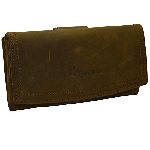 flevado Buisness Damen Brieftasche Vintage Hand Made mit RFID Schutz flevado Buisness Damen Brieftasche Vintage Hand Made mit RFID Schutz von flevado
