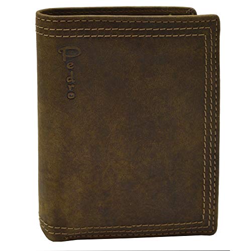 flevado Pedro Italy Portemonnaie aus geöltem naturbelassenen Leder mit dreifach Naht Herren Brieftasche Pedro mit GESCHENKBEUTEL flevado Pedro Italy Portemonnaie aus geöltem naturbelassenen Leder mit dreifach Naht Herren Brieftasche Pedro mit GESCHENKBEUTEL von flevado