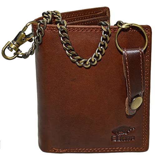 flevado Vintage Voll Leder Herren Portemonnaie Geldbörse Hand Made Kettenbörse und RFID Schutz Braun ELtorro flevado Vintage Voll Leder Herren Portemonnaie Geldbörse Hand Made Kettenbörse und RFID Schutz Braun ELtorro von flevado