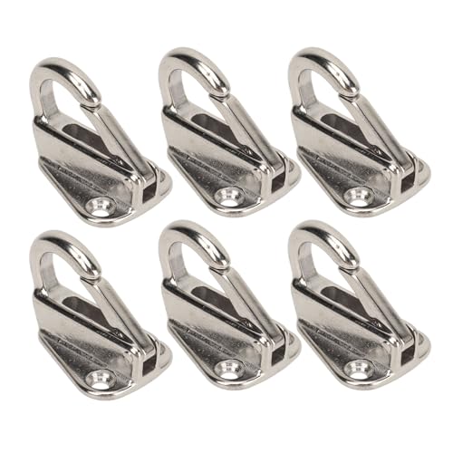 flexman 6 Teiliger Edelstahl Fenderhaken Boot, Heavy Duty Edelstahl Schiffshaken, Marine Grade Haken Schnapphaken Fenderhalter, Boot Zubehör für Abseilen, Verankern, Takeln, Hochgebirgsoperationen flexman 6 Teiliger Edelstahl Fenderhaken Boot, Heavy Duty Edelstahl Schiffshaken, Marine Grade Haken Schnapphaken Fenderhalter, Boot Zubehör für Abseilen, Verankern, Takeln, Hochgebirgsoperationen von flexman
