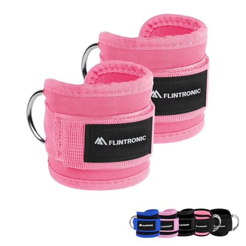 flintronic Fußschlaufen Kabelzug mit D-Ringen, Fußschlaufen für Fitness Training, Fußmanschetten Kabelzug für Männer und Frauen Beinstrecker, Ankle Straps für Fitness Gesäßmuskeln(Rosa) flintronic Fußschlaufen Kabelzug mit D-Ringen, Fußschlaufen für Fitness Training, Fußmanschetten Kabelzug für Männer und Frauen Beinstrecker, Ankle Straps für Fitness Gesäßmuskeln(Rosa) von flintronic