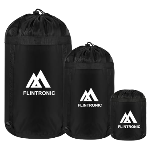 Flintronic 2PCS Schlafsack Kompressionssack, Kompressionssack für Schlafsack, Wasserabweisend und Ultraleichte, für Schlafsack Rucksackreisen, Camping, Outdoor, Wandern, Reisen, L+XL Flintronic 2PCS Schlafsack Kompressionssack, Kompressionssack für Schlafsack, Wasserabweisend und Ultraleichte, für Schlafsack Rucksackreisen, Camping, Outdoor, Wandern, Reisen, L+XL von flintronic