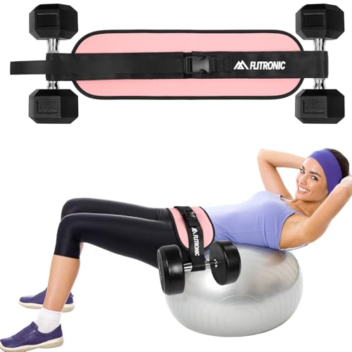 Flintronic Hip Thrust Belt für Kurzhanteln und Kettlebells, Hip Thrust Gürtel für Po Training, für Fitness und Pilates Zuhause, Booty Belt für Brücken Gesäßmuskeln Ausfallschritte, Rosa Flintronic Hip Thrust Belt für Kurzhanteln und Kettlebells, Hip Thrust Gürtel für Po Training, für Fitness und Pilates Zuhause, Booty Belt für Brücken Gesäßmuskeln Ausfallschritte, Rosa von flintronic