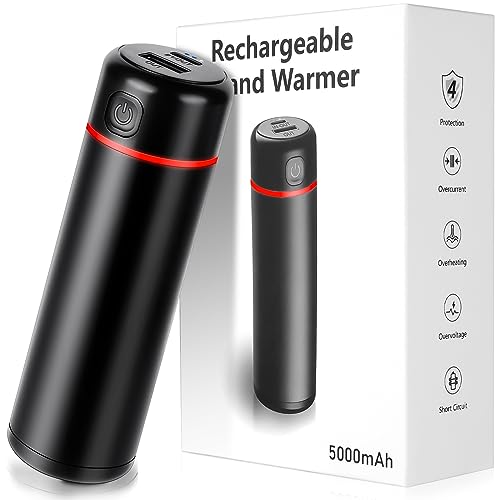 Flintronic Handwärmer Wiederverwendbar, 5000 mAh Taschenwärmer, Elektrischer Taschen Handwärme, Zylindrische Taschenwärmer USB mit Powerbank Aufladen, Winter Geschenk für Männer und Frauen Flintronic Handwärmer Wiederverwendbar, 5000 mAh Taschenwärmer, Elektrischer Taschen Handwärme, Zylindrische Taschenwärmer USB mit Powerbank Aufladen, Winter Geschenk für Männer und Frauen von flintronic