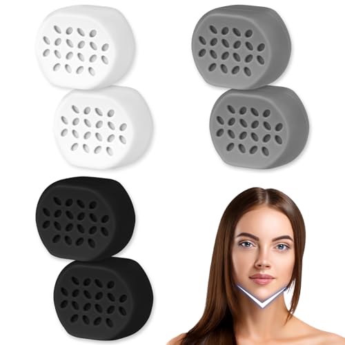 Flintronic Jawline Trainer, Silikon Kiefertrainer, Kiefermuskeltrainer, Kiefer Exerciser für Männer und Frauen, Jaw Exerciser mit 3 Wiederstandsstufen, Gesichtsmuskeltrainer für Toning Gesicht Formung Flintronic Jawline Trainer, Silikon Kiefertrainer, Kiefermuskeltrainer, Kiefer Exerciser für Männer und Frauen, Jaw Exerciser mit 3 Wiederstandsstufen, Gesichtsmuskeltrainer für Toning Gesicht Formung von flintronic