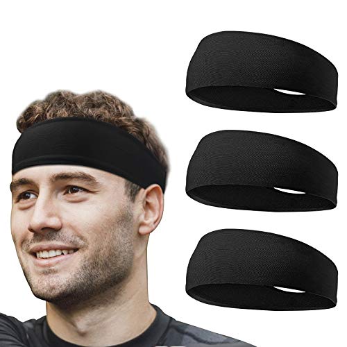 Flintronic Sport Stirnband, 3 Stück Unisex Headband, Elastisches Anti-Rutsch Schweißableitendes Schweißband Stirnband für Männer Frauen-Tennis, Laufen, Crossfit, Fitness für Damen und Herren Flintronic Sport Stirnband, 3 Stück Unisex Headband, Elastisches Anti-Rutsch Schweißableitendes Schweißband Stirnband für Männer Frauen-Tennis, Laufen, Crossfit, Fitness für Damen und Herren von flintronic