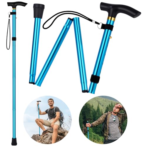 Flintronic Faltbar Gehstock Bergstock, Alle Gelände Gehstock, 5-Stufig Höhenverstellbarer Gehstock, Leichter Tragbarer Gehstock für Männer und Frauen, Unisex Gehstock Flintronic Faltbar Gehstock Bergstock, Alle Gelände Gehstock, 5-Stufig Höhenverstellbarer Gehstock, Leichter Tragbarer Gehstock für Männer und Frauen, Unisex Gehstock von flintronic