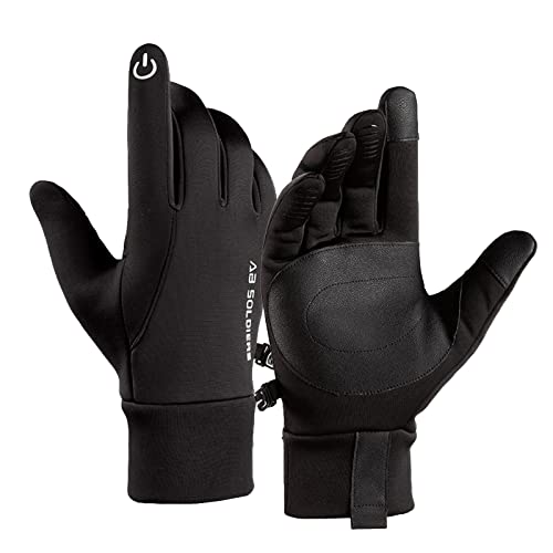 flintronic Winddichte Winter Warme Handschuhe,Touchscreen Wasserdicht rutschfeste Fahrradhandschuhe Winterhandschuhe Sporthandschuhe Laufhandschuhe für Radfahren Skifahren Reiten Laufen- Unisex flintronic Winddichte Winter Warme Handschuhe,Touchscreen Wasserdicht rutschfeste Fahrradhandschuhe Winterhandschuhe Sporthandschuhe Laufhandschuhe für Radfahren Skifahren Reiten Laufen- Unisex von flintronic