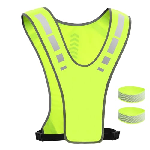 flintronic 1PCS Laufweste, Warnweste Fahrrad, Reflektorweste Laufwes, Reflektierende Warnweste, für Damen Herren Kinder, für Joggen, Fahrrad, Für Damen & Herren, Atmungsaktiv, Leicht flintronic 1PCS Laufweste, Warnweste Fahrrad, Reflektorweste Laufwes, Reflektierende Warnweste, für Damen Herren Kinder, für Joggen, Fahrrad, Für Damen & Herren, Atmungsaktiv, Leicht von flintronic