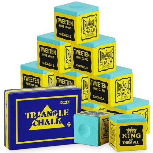 flintronic Billard Chalk, 12PCS Snooker Chalk Billardkreide, Pool Queue Würfel, rutschfeste Pool Queue Kreide, für Home, Bars, Turniere, Spiele flintronic Billard Chalk, 12PCS Snooker Chalk Billardkreide, Pool Queue Würfel, rutschfeste Pool Queue Kreide, für Home, Bars, Turniere, Spiele von flintronic