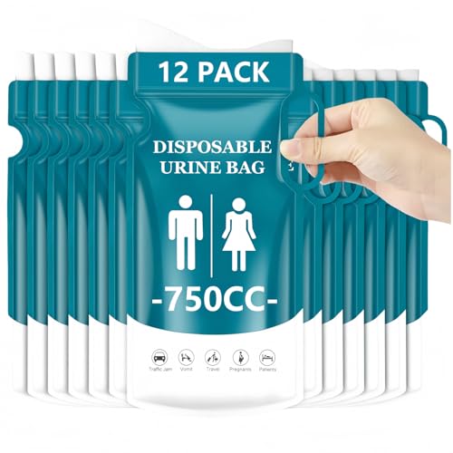 flintronic 12 Stück Tragbares Urinal für Unterwegs, 750ml Einweg-Urinbeutel mit Gel mit Griff, Notfall Toiletten für Männer Frauen Patienten Schwangere Kinder Camping Wandern Auto Reisen flintronic 12 Stück Tragbares Urinal für Unterwegs, 750ml Einweg-Urinbeutel mit Gel mit Griff, Notfall Toiletten für Männer Frauen Patienten Schwangere Kinder Camping Wandern Auto Reisen von flintronic