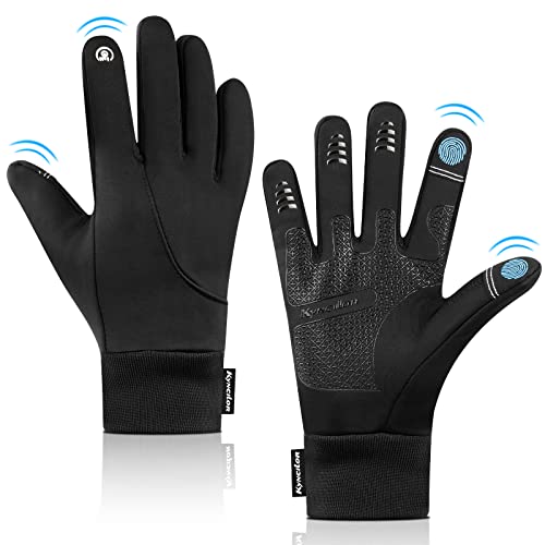 flintronic Fahrradhandschuhe, Wasserdicht Thermohandschuhe, Touchscreen Handschuhe Herren, Winter-Winterhandschuhe Fahrradhandschuhe, rutschfest Handschuhe Für Fahrrad Wandern Bergsteigen von flintronic