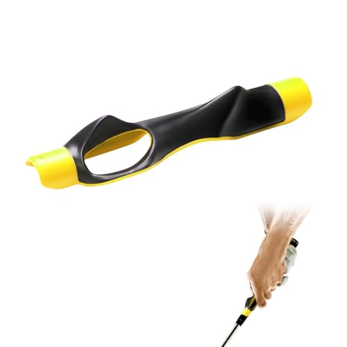 flintronic Golf-Griff-Trainingshilfe, Grifftrainer, Golf Schwungtrainer, Arm-Band Schwung Haltungskorrektur Praxis Ausrichtung für Golf Anfänger (Gelb flintronic Golf-Griff-Trainingshilfe, Grifftrainer, Golf Schwungtrainer, Arm-Band Schwung Haltungskorrektur Praxis Ausrichtung für Golf Anfänger (Gelb von flintronic