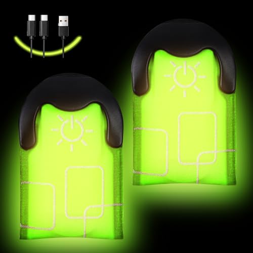 flintronic LED Clip, 2 Stücke Aufladbarer USB LED Magnet Clip, LED Magnet Clip Lichter mit 3 Beleuchtungsmodi, Hohe Sichtbarkeit und Hell Leuchtend, Unisex für Rucksack Wandern Laufen Joggen, Grün flintronic LED Clip, 2 Stücke Aufladbarer USB LED Magnet Clip, LED Magnet Clip Lichter mit 3 Beleuchtungsmodi, Hohe Sichtbarkeit und Hell Leuchtend, Unisex für Rucksack Wandern Laufen Joggen, Grün von flintronic
