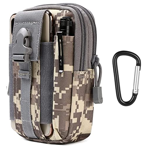 flintronic Taktische Hüfttaschen, Militär Kompakt Gürteltasche Multifunktional Bauchtasche Tasche Beutel für Camping Wandern Radfahren Klettern und Reisen Mit Karabiner #3 ACU-Tarnung flintronic Taktische Hüfttaschen, Militär Kompakt Gürteltasche Multifunktional Bauchtasche Tasche Beutel für Camping Wandern Radfahren Klettern und Reisen Mit Karabiner #3 ACU-Tarnung von flintronic