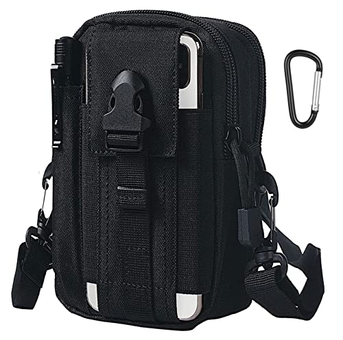flintronic Taktische Hüfttaschen, Militär Kompakt Gürteltasche Multifunktional Bauchtasche Tasche Beutel für Camping Wandern Radfahren Klettern und Reisen Mit Karabiner, Nylon flintronic Taktische Hüfttaschen, Militär Kompakt Gürteltasche Multifunktional Bauchtasche Tasche Beutel für Camping Wandern Radfahren Klettern und Reisen Mit Karabiner, Nylon von flintronic