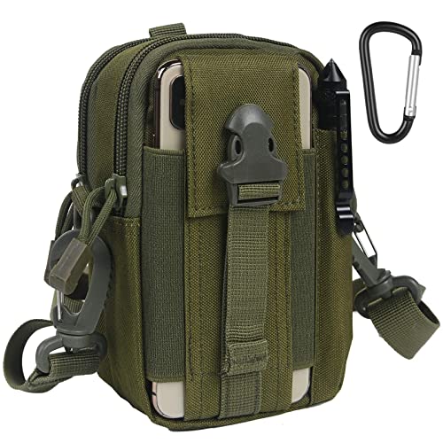 flintronic Taktische Hüfttaschen, Militär Kompakt Gürteltasche Multifunktional Bauchtasche Tasche Beutel für Camping Wandern Radfahren Klettern und Reisen Mit Karabiner flintronic Taktische Hüfttaschen, Militär Kompakt Gürteltasche Multifunktional Bauchtasche Tasche Beutel für Camping Wandern Radfahren Klettern und Reisen Mit Karabiner von flintronic
