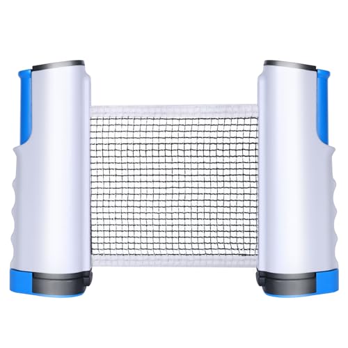 flintronic Ausziehbares Tragbares Tischtennisnetz, Tischtennisnetz für Jeden Tisch, Tragbar Ping Pong Ersatznetz, Tischtennisnetz Outdoor & Indoor, Maximale Länge 170 cm (Blau) flintronic Ausziehbares Tragbares Tischtennisnetz, Tischtennisnetz für Jeden Tisch, Tragbar Ping Pong Ersatznetz, Tischtennisnetz Outdoor & Indoor, Maximale Länge 170 cm (Blau) von flintronic