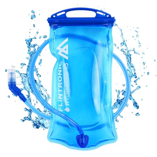 flintronic Trinkblase 1,5L/2L Wasserblase für Trinkrucksack, BPA-freies Wasserblase für Rucksack, mit auslaufsicherer Wasserreservoir, Trinkbeutel Wassertank mit Schlauch ALS Trinksystem flintronic Trinkblase 1,5L/2L Wasserblase für Trinkrucksack, BPA-freies Wasserblase für Rucksack, mit auslaufsicherer Wasserreservoir, Trinkbeutel Wassertank mit Schlauch ALS Trinksystem von flintronic