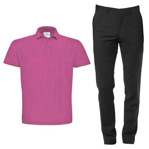 Hotel-Rezeption-Set für Herren mit Poloshirt und Hose, ideal für Alreghi und Unterkünfte, hergestellt in Italien von fratelliditalia.org