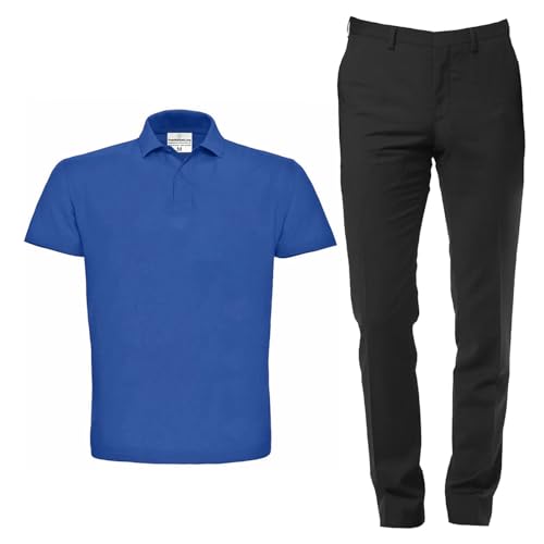 Hotel-Rezeption-Set für Herren mit Poloshirt und Hose, ideal für Alreghi und Unterkünfte, hergestellt in Italien von fratelliditalia.org