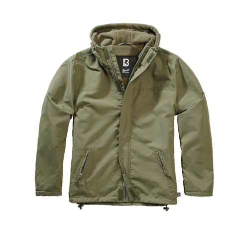 fratelliditalia.org Herren-Winterjacke mit Fleece-Futter, wasserabweisend, winddicht, Taschen von fratelliditalia.org