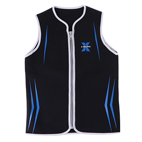 freneci Herren 3mm Neopren Neoprenanzug Hautausschlag Weste Ärmellose Jacke Tauchen Surfmantel - Schwarz, XXL freneci Herren 3mm Neopren Neoprenanzug Hautausschlag Weste Ärmellose Jacke Tauchen Surfmantel - Schwarz, XXL von Freneci