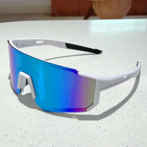 Fahrradbrille, übergroßes Dekor, Damen, Sport, Anti-UV-Sonnenbrille, für Herren, Outdoor-Sonnenbrille zum Wandern Fahrradbrille, übergroßes Dekor, Damen, Sport, Anti-UV-Sonnenbrille, für Herren, Outdoor-Sonnenbrille zum Wandern von frissin