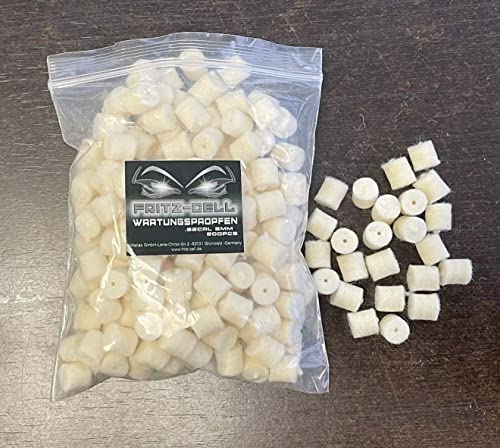 400 Schnellreinigungspfropfen 8 mm Laufreiniger Filzreiniger Fritz-Cell für Luftgewehr und Luftpistole CO2 Waffen Luftgewehren und Luftpistolen, sowie Airsoft Pistolen 400 Schnellreinigungspfropfen 8 mm Laufreiniger Filzreiniger Fritz-Cell für Luftgewehr und Luftpistole CO2 Waffen Luftgewehren und Luftpistolen, sowie Airsoft Pistolen von fritz-cell