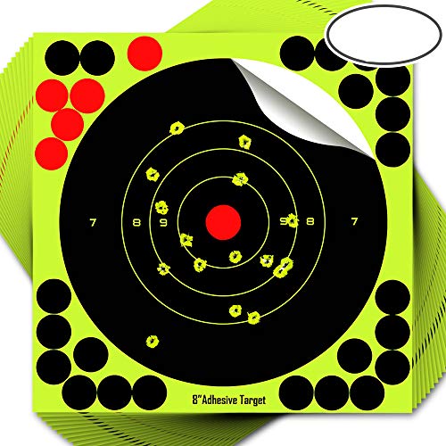 fritz-cell 25 Splitterziele Splittersticker Modell 7898 selbstklebend Zielscheibe für alle Gewehre, Pistolen, Luftgewehre, Airsoft, BB, Diabolo kompatibel mit Splatterburst Zielen von fritz-cell