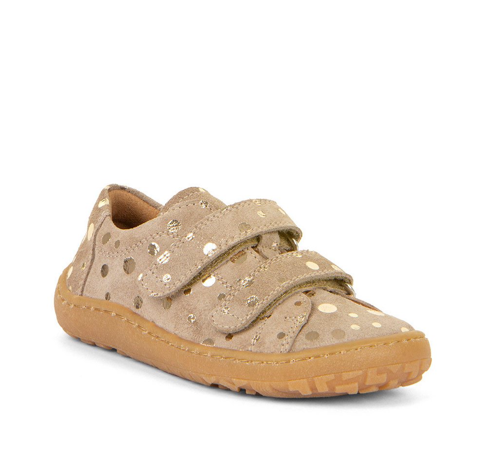 froddo® Barefoot Base Klettschuh, Konfirmationsschuh, Barfußschuh mit Metallic-Dots verziert von froddo®