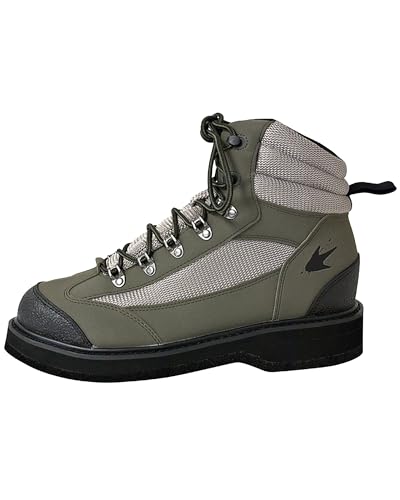 frogg toggs Herren Hellbender Fishing Wading Boot Felt Or Cleated Watstiefel zum Angeln, Grün Silber Schwarz, 11 UK frogg toggs Herren Hellbender Fishing Wading Boot Felt Or Cleated Watstiefel zum Angeln, Grün Silber Schwarz, 11 UK von frogg toggs