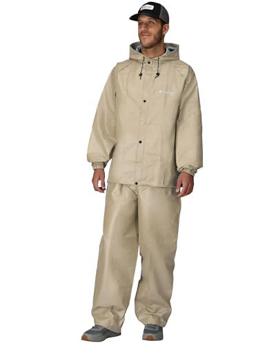 FROGG TOGGS Pro Lite Wasserabweisender Regenanzug, Unisex-Erwachsene Unisex, Regenanzug, PL12140-04M/L, khaki, Medium/Large FROGG TOGGS Pro Lite Wasserabweisender Regenanzug, Unisex-Erwachsene Unisex, Regenanzug, PL12140-04M/L, khaki, Medium/Large von frogg toggs