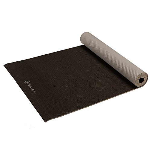 Gaiam Yogamatten Premium Solid Yoga Mat, Granite Storm, 5 mm, 61329 von Gaiam