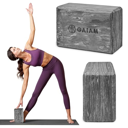 Gaiam Unisex-Erwachsene Yoga Block, Granit marmoriert Gaiam Unisex-Erwachsene Yoga Block, Granit marmoriert von Gaiam