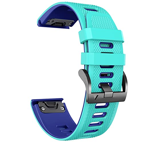 22 26 mm Silikon-Armband für 7 x 7 6 x 6 Pro-Uhr, Easyfit-Armband, 5 x 5 Plus 3 3HR 935 D2-Armband von generic