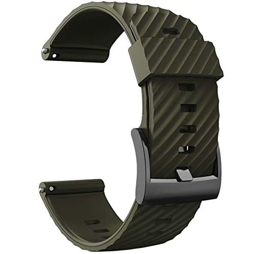 24MM Für Suunto 7/Suunto D5 Ersatz Armband Silikon Sport Smart Uhr Straps Für Suunto 9 Baro/Sport Handgelenk HR Baro Armband von generic