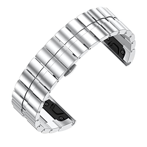26 mm Schnellverschluss-Armband aus Metall, einfach zu montierende Edelstahl-Uhrenarmbänder für 7X 5X/ 3/3 HR-Uhr von generic