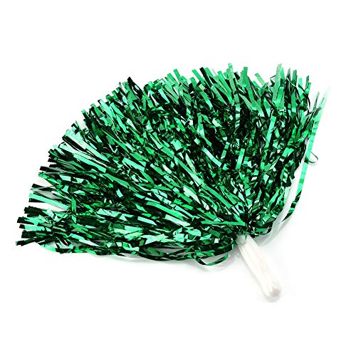 7 Farben 6 Stück Cheerleading Pom Poms Party Tanzzubehör Sport Pompons Cheer (Grün) von generic