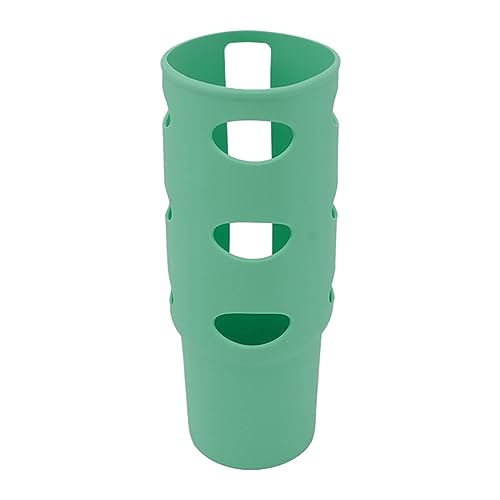 Anti-Rutsch-Cup-Stiefel, Wasser-Cup-Stiefel, Anti-Rutsch-Cup-Schutzhülle, rutschfest, Komplett Umwickelt, Abnehmbarer Silikon-Wasser-Cup-Stiefel für 30-Unzen-Cups (Grün) von generic